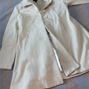 bebe Cream Trench Coat for Women